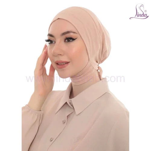Minimalist Jersey Turban Hijab Cap – Lightweight Stretch Undercap - Image 8