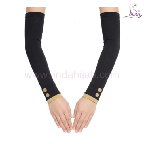 Fashionable Black Arm Sleeves for Modest Wear - Image 5