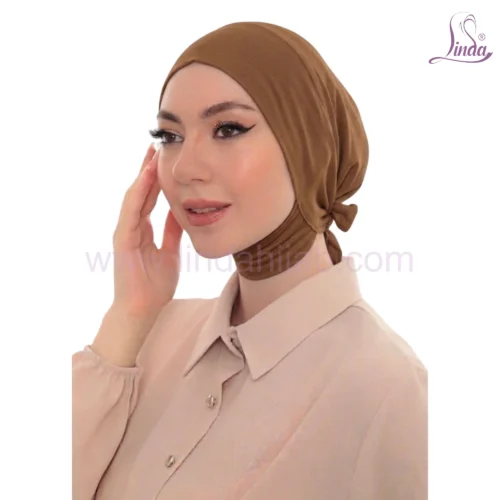 Minimalist Jersey Turban Hijab Cap – Lightweight Stretch Undercap - Image 6