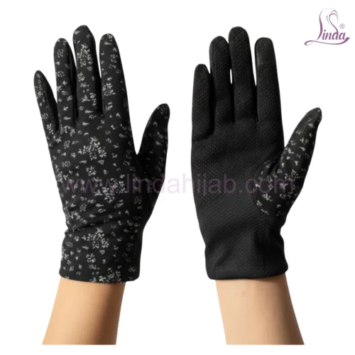 Elegant Embellished Gloves with Beaded Detail - Image 5