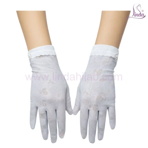 Luxurious Embroidered Gloves with Ornate Floral Design - Image 5