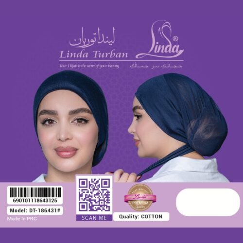 Effortlessly Elegant Abaya and Turban Set - Image 6