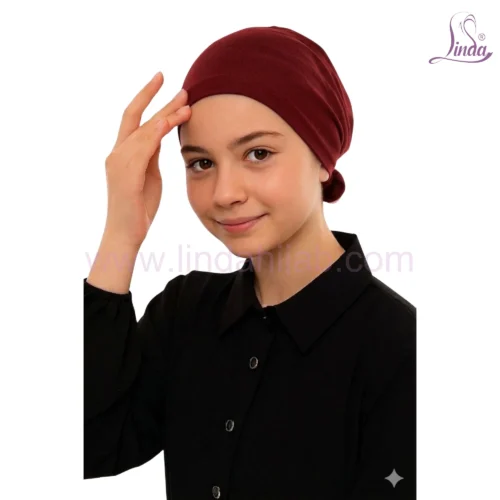 Girls Jersey Turban Cap – Soft Lightweight Hijab Undercap - Image 5