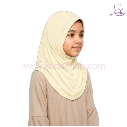Girls Rhinestone Pull-On Hijab – Instant One-Piece Kids Hijab (8 Colors) - Image 29