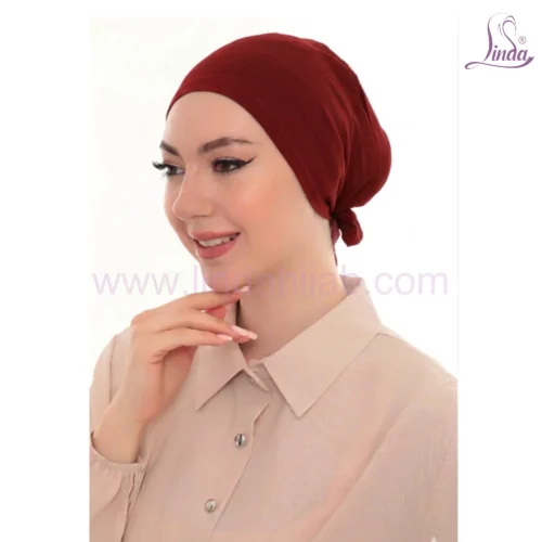 Classic Girls Jersey Turban Cap – Lightweight Modest Undercap - Image 4