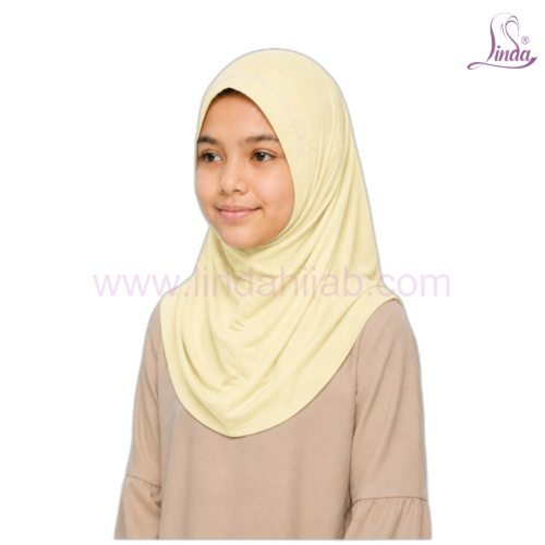 Girls Rhinestone Pull-On Hijab – Instant One-Piece Kids Hijab (8 Colors) - Image 30