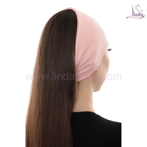 Jersey Ponytail Undercap – Soft Stretch Hijab Tube Cap for Women - Image 3