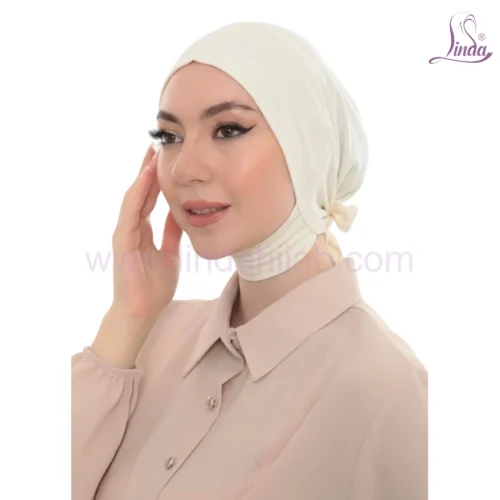 Minimalist Jersey Turban Hijab Cap – Lightweight Stretch Undercap - Image 4