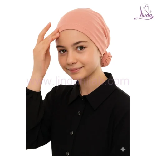 Girls Jersey Turban Cap – Soft Lightweight Hijab Undercap - Image 3