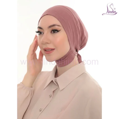 Minimalist Jersey Turban Hijab Cap – Lightweight Stretch Undercap - Image 2
