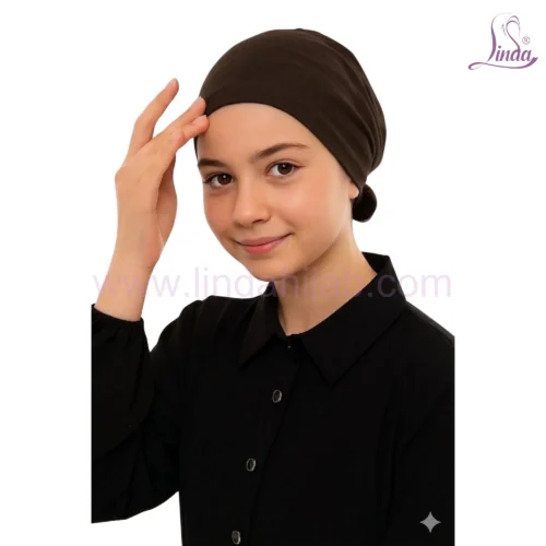 Girls Jersey Turban Cap – Soft Lightweight Hijab Undercap - Image 2
