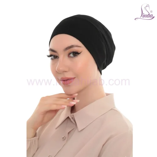 Girls Turban Hijab Cap – Soft Stretch Jersey Undercap - Image 2