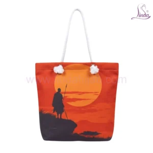 African warrior tote bag