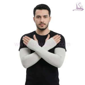 Cool Beige UV Performance Sleeves – Neutral Sun Shield with Hand Coverage