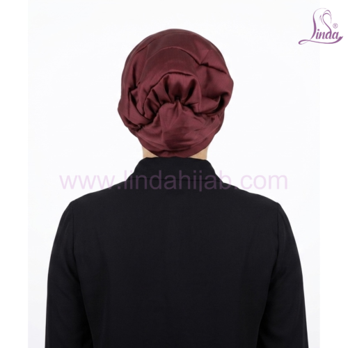 Linda Chiffon Bonnet Turban with Rhinestone Motif – Lightweight Instant Turban in Multiple Colours - Image 6